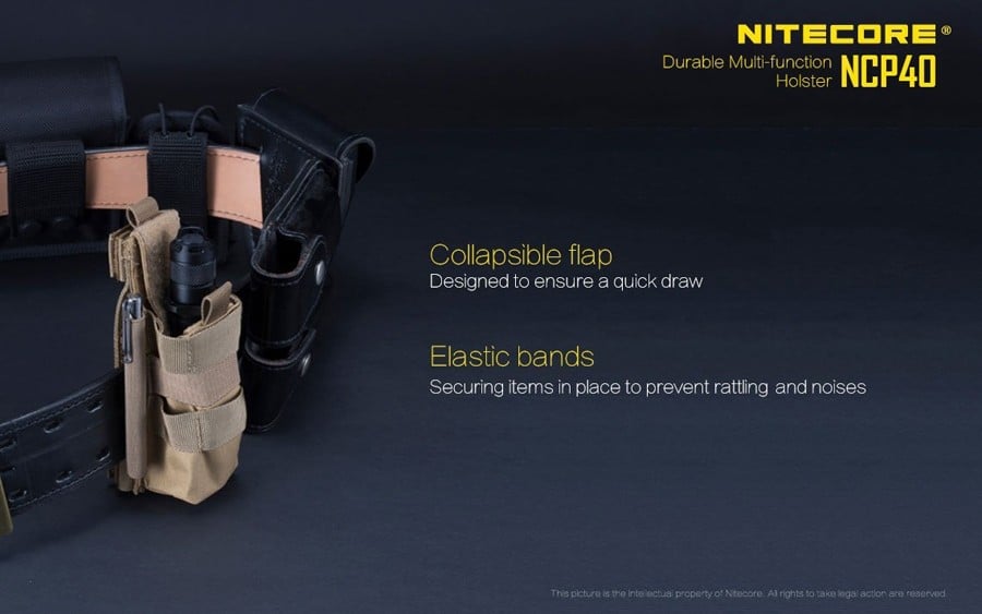 Θήκη Φακού Nitecore NCP40 Black | www.lightgear.gr