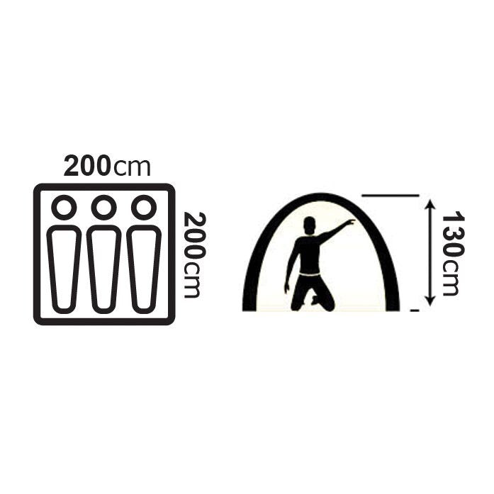 Σκηνή Αυτόματη New Camp Auto 3 | www.lightgear.gr