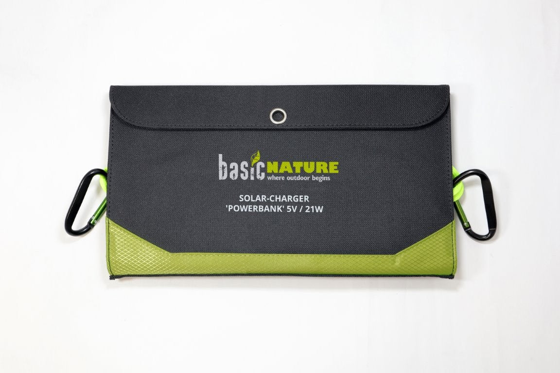 Αναδιπλούμενο Φωτοβολταϊκό Πάνελ Powerbank 5V/21W | www.lightgear.gr