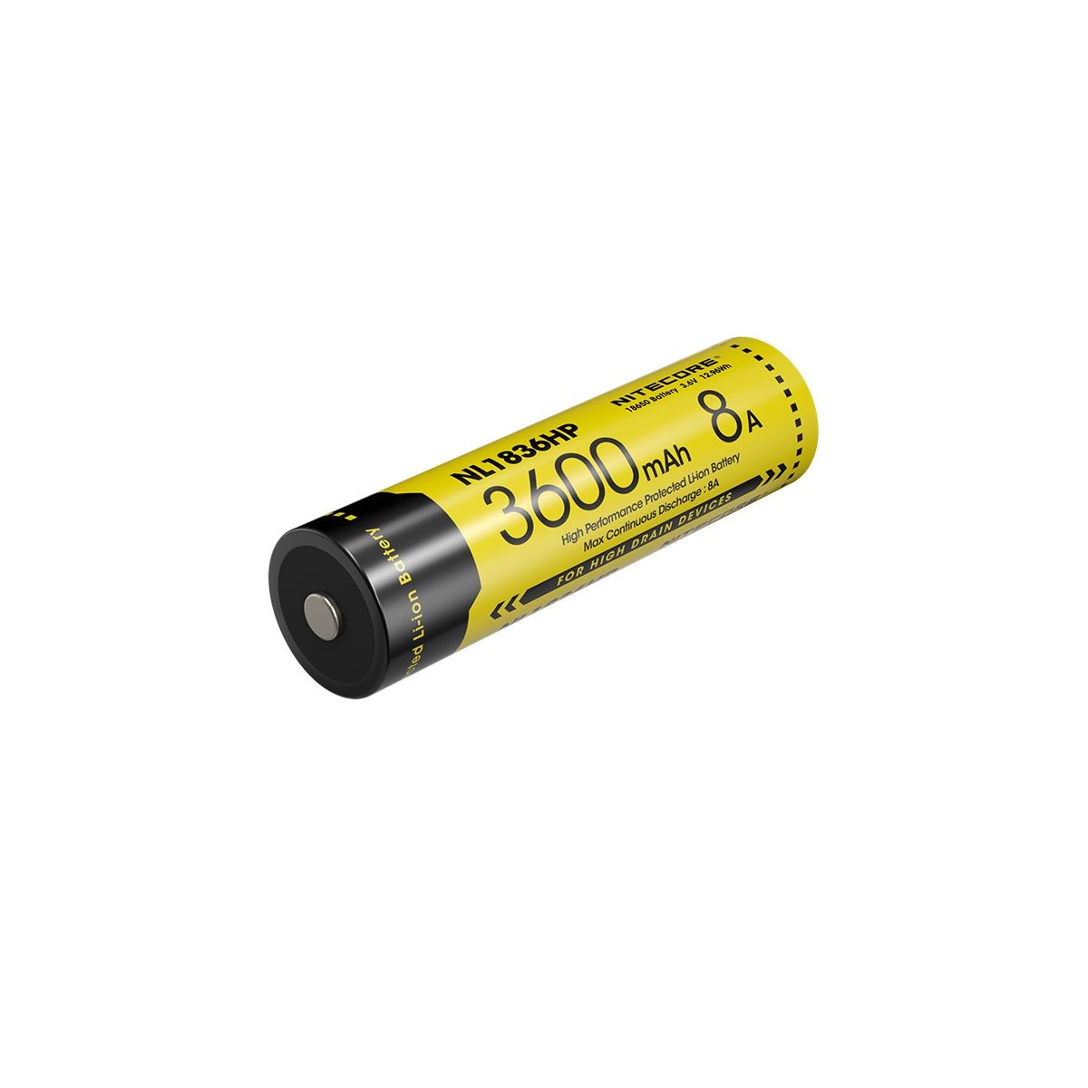 Επαναφορτιζόμενη Μπαταρία Nitecore NL1836HP 3600mAh 3,6V | www.lightgear.gr