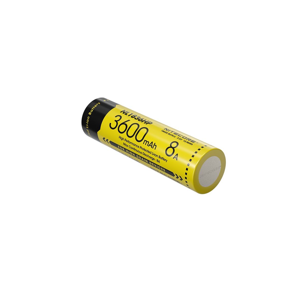 Επαναφορτιζόμενη Μπαταρία Nitecore NL1836HP 3600mAh 3,6V | www.lightgear.gr