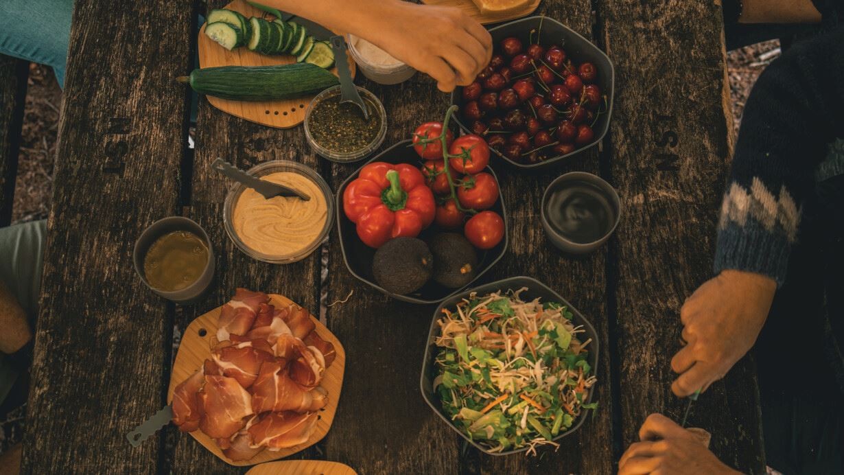 Σετ Φαγητού Robens Leaf Meal Kit Ανθρακί 8τεμ | www.lightgear.gr