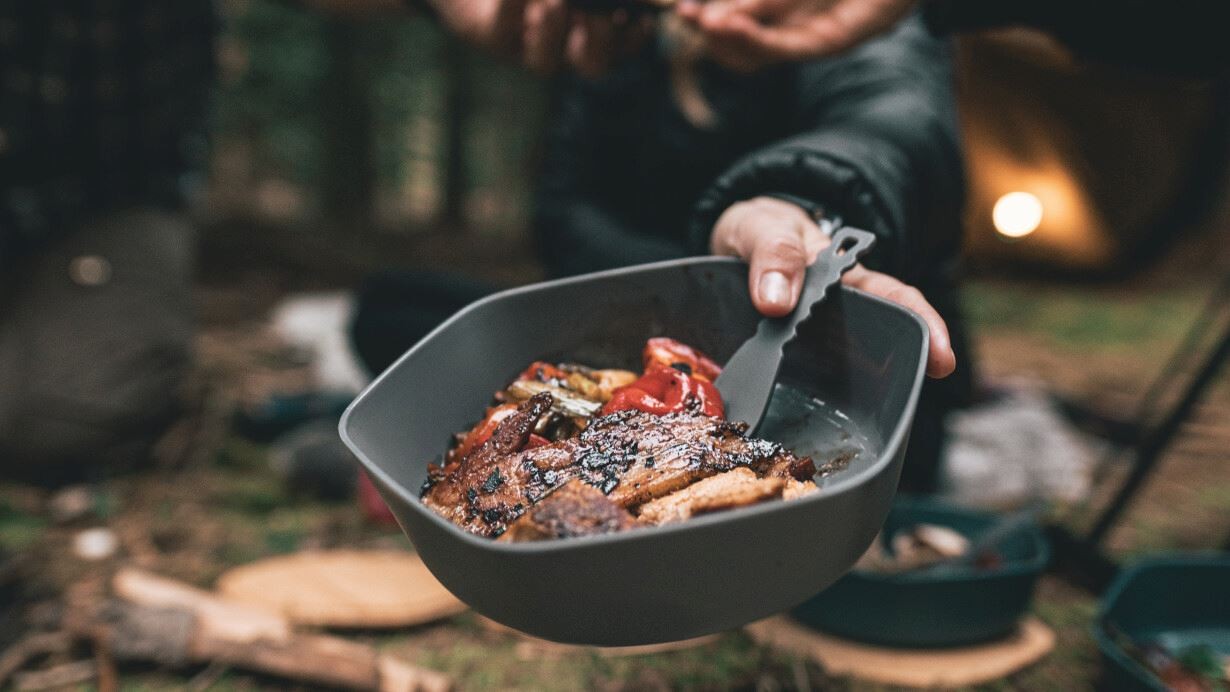 Σετ Φαγητού Robens Leaf Meal Kit Ανθρακί 8τεμ | www.lightgear.gr