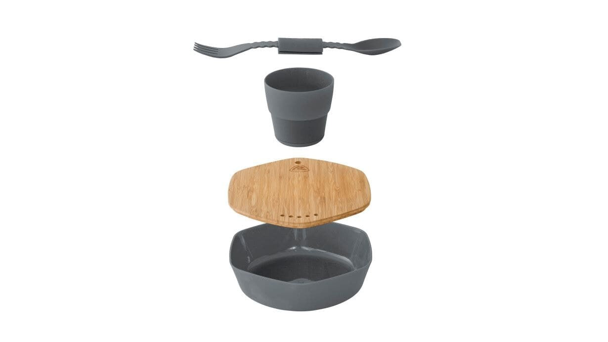 Σετ Φαγητού Robens Leaf Meal Kit Ανθρακί 8τεμ | www.lightgear.gr