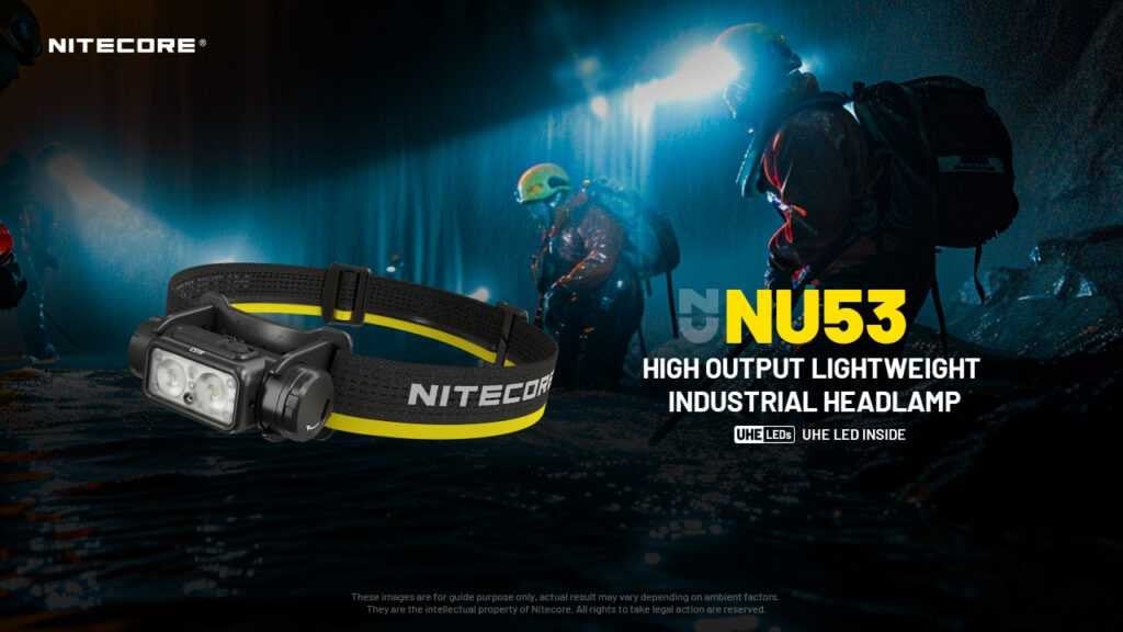 Επαναφορτιζόμενος Φακός Κεφαλής LED Nitecore NU53 | www.lightgear.gr