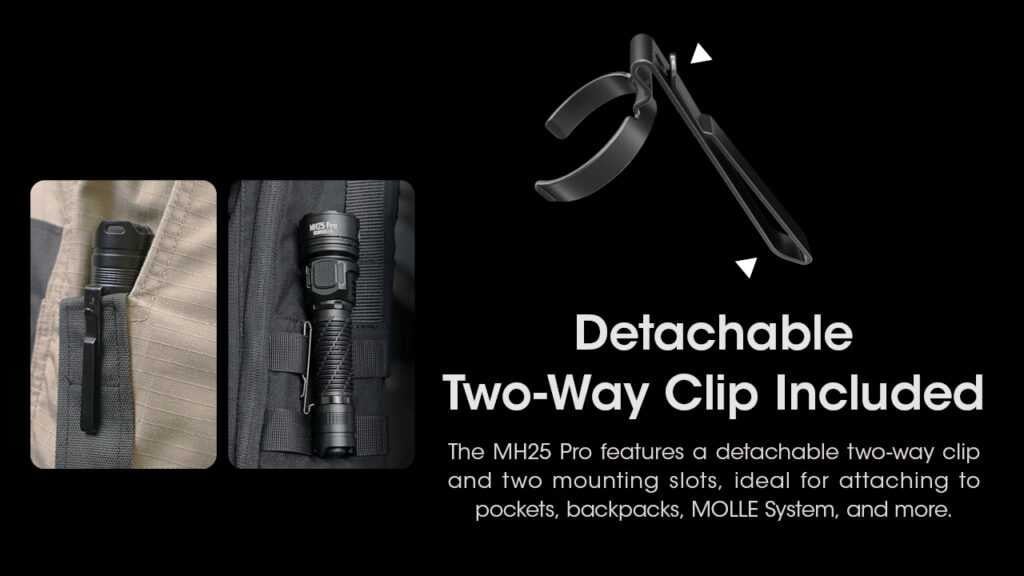 Επαναφορτιζόμενος Φακός Nitecore Multitask MH25 Pro | www.lightgear.gr