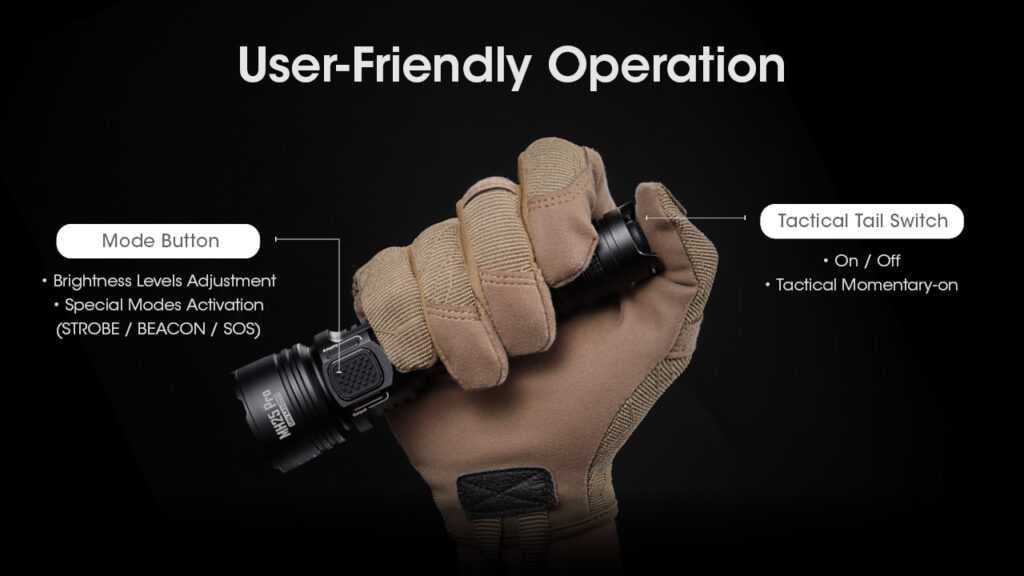 Επαναφορτιζόμενος Φακός Nitecore Multitask MH25 Pro | www.lightgear.gr