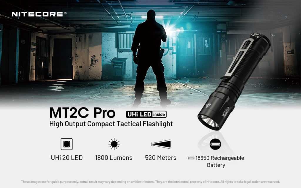 Επαναφορτιζόμενος Φακός Nitecore Multitask MT2C Pro | www.lightgear.gr