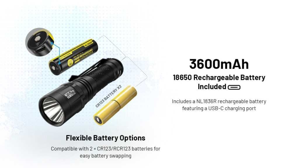 Επαναφορτιζόμενος Φακός Nitecore Multitask MT2C Pro | www.lightgear.gr