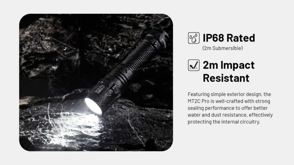 Επαναφορτιζόμενος Φακός Nitecore Multitask MT2C Pro | www.lightgear.gr