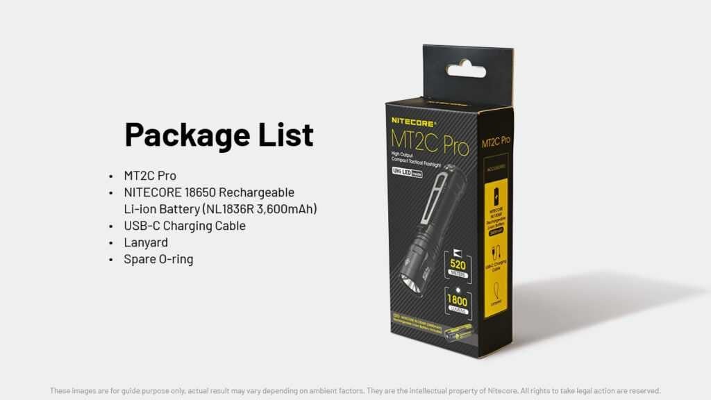 Επαναφορτιζόμενος Φακός Nitecore Multitask MT2C Pro | www.lightgear.gr