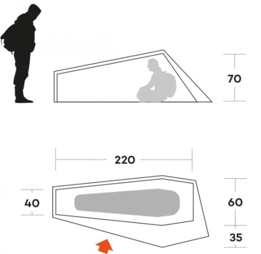 Σκηνή Ferrino Tent Piuma 1 | www.lightgear.gr