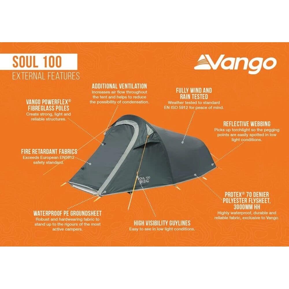 Σκηνή Vango Soul 100 | www.lightgear.gr