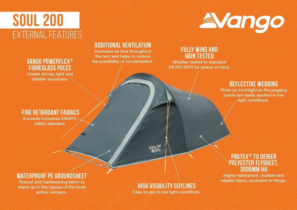 Σκηνή Vango Soul 200 | www.lightgear.gr