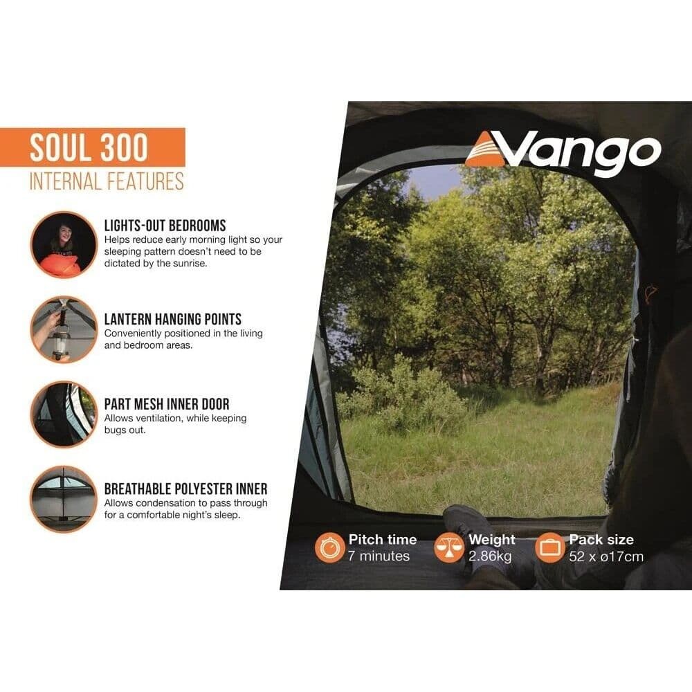 Σκηνή Vango Soul 300 | www.lightgear.gr