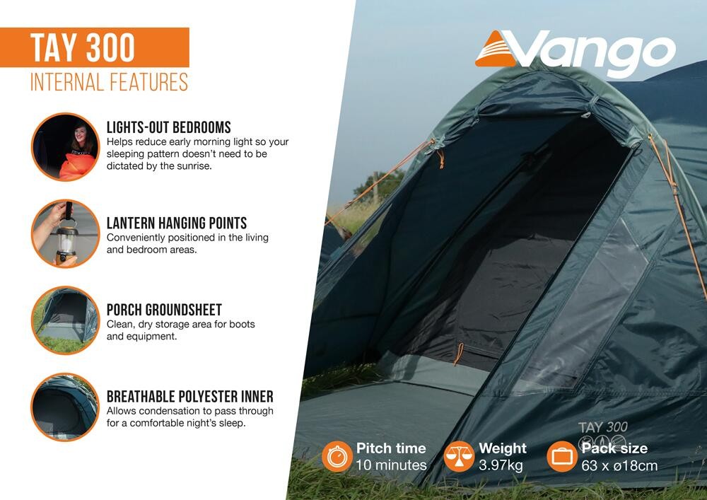 Σκηνή Vango Tay 300 | www.lightgear.gr