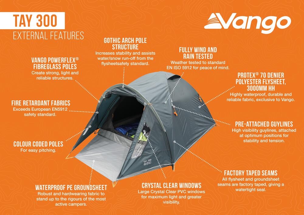Σκηνή Vango Tay 300 | www.lightgear.gr