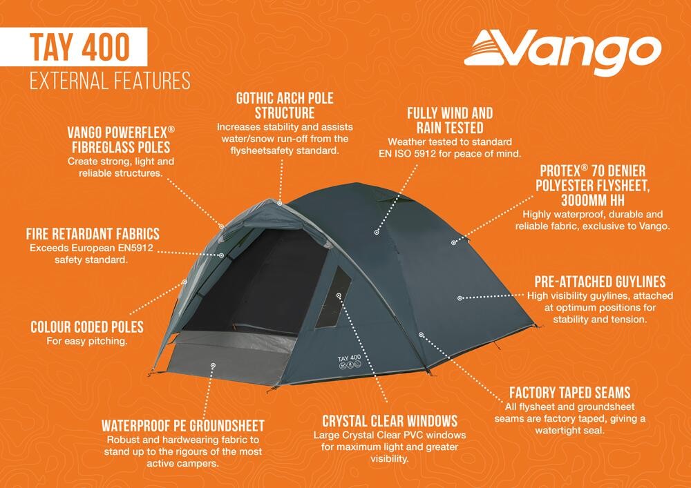 Σκηνή Vango Tay 400 | www.lightgear.gr