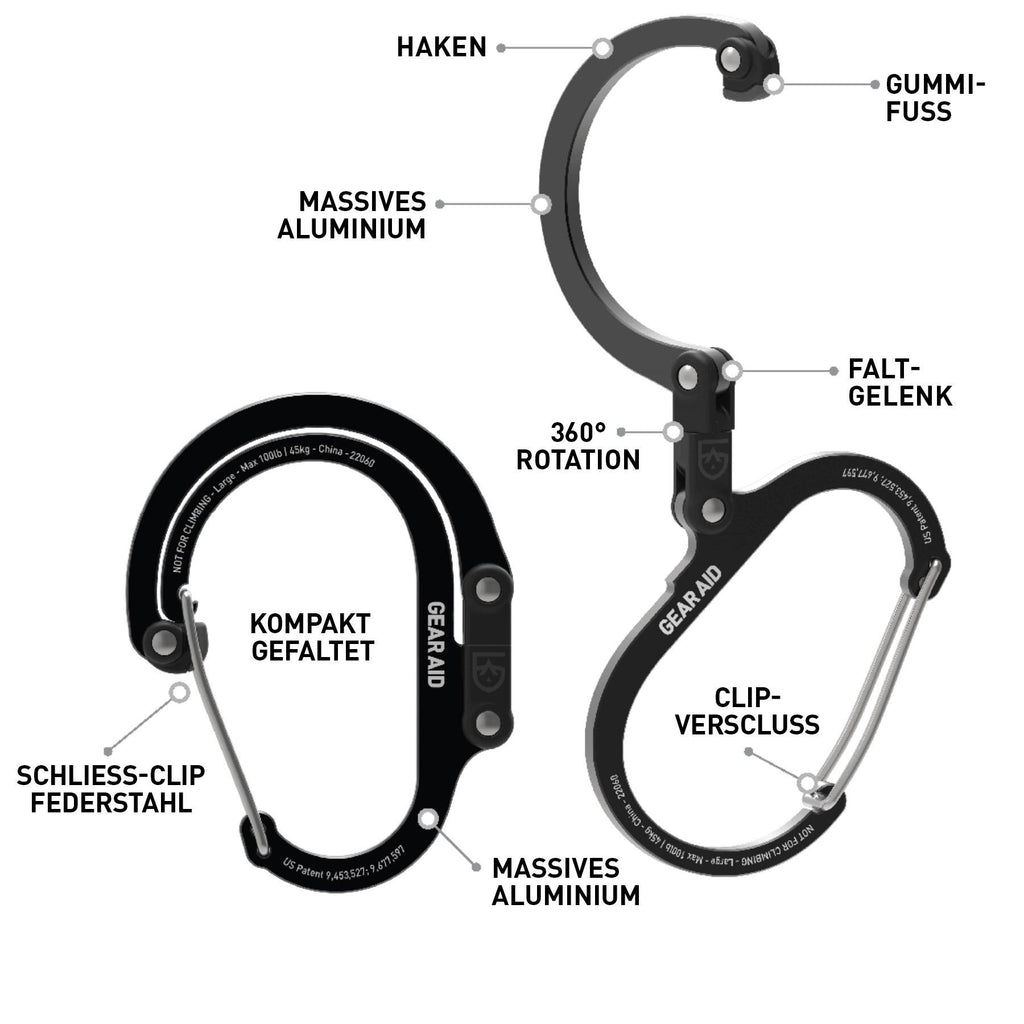 Βάση Στήριξης Εξοπλισμού GearAid Heroclip M | www.lightgear.gr