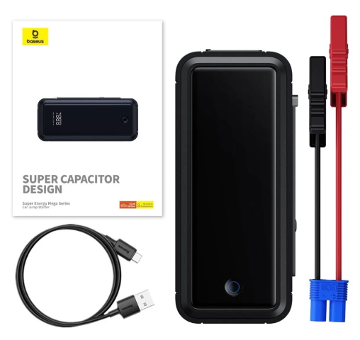 Jump Starter Baseus Super Energy Mega Series 3000A 12V USB-C | www.lightgear.gr