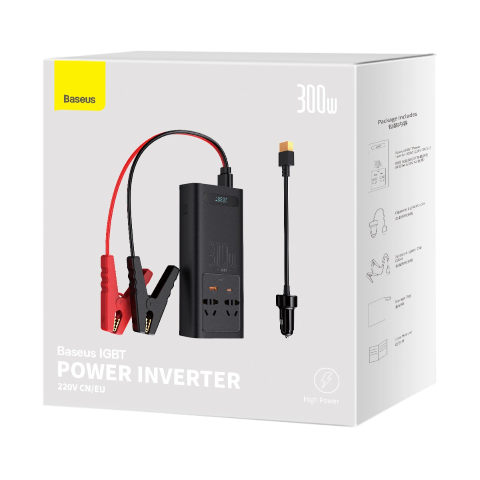 Inverter Baseus IGBT 300W 220V | www.lightgear.gr