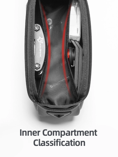 Τσαντάκι Ποδηλάτου Με Θήκη Κινητού Rockbros B68 1,7lt | www.lightgear.gr