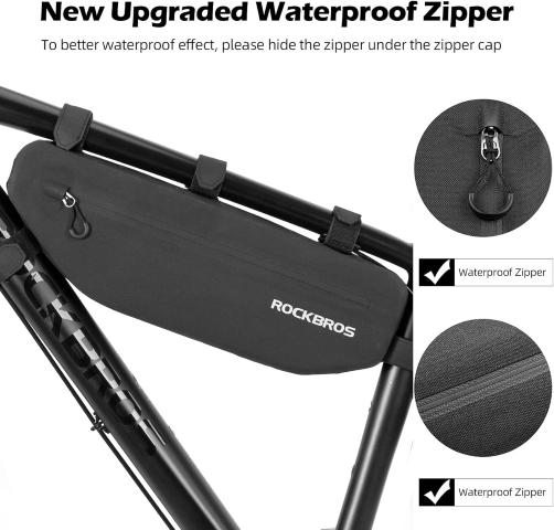 Τσαντάκι Ποδηλάτου Rockbros Με Velcro AS-043 3lt | www.lightgear.gr
