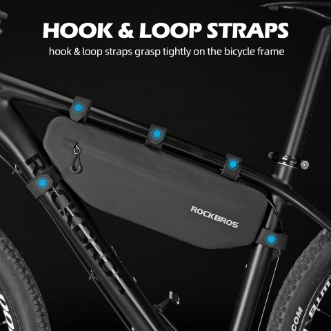 Τσαντάκι Ποδηλάτου Rockbros Με Velcro AS-043 3lt | www.lightgear.gr