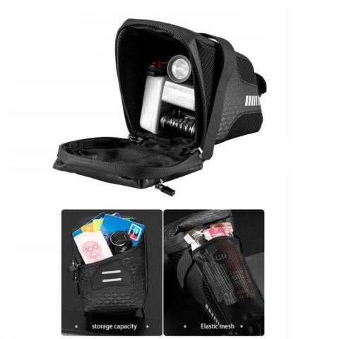 Τσαντάκι Ποδηλάτου Σέλας Rockbros Με Velcro C29 | www.lightgear.gr