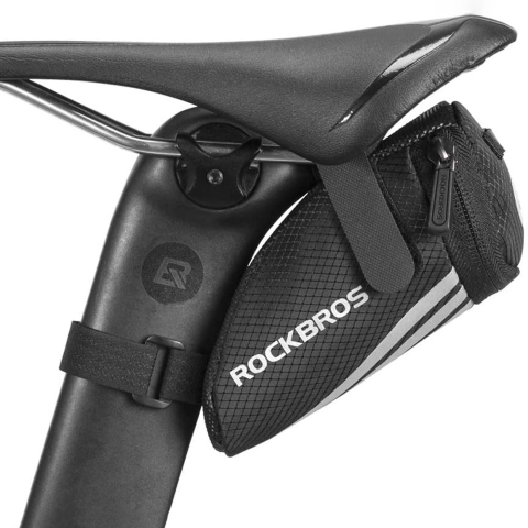 Τσαντάκι Ποδηλάτου Σέλας Rockbros Με Velcro C28 0,5lt | www.lightgear.gr