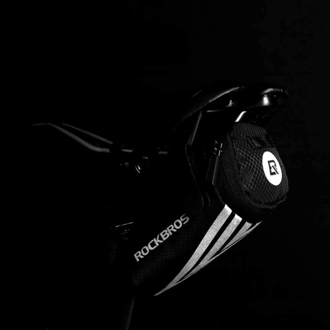 Τσαντάκι Ποδηλάτου Σέλας Rockbros Με Velcro C28 0,5lt | www.lightgear.gr