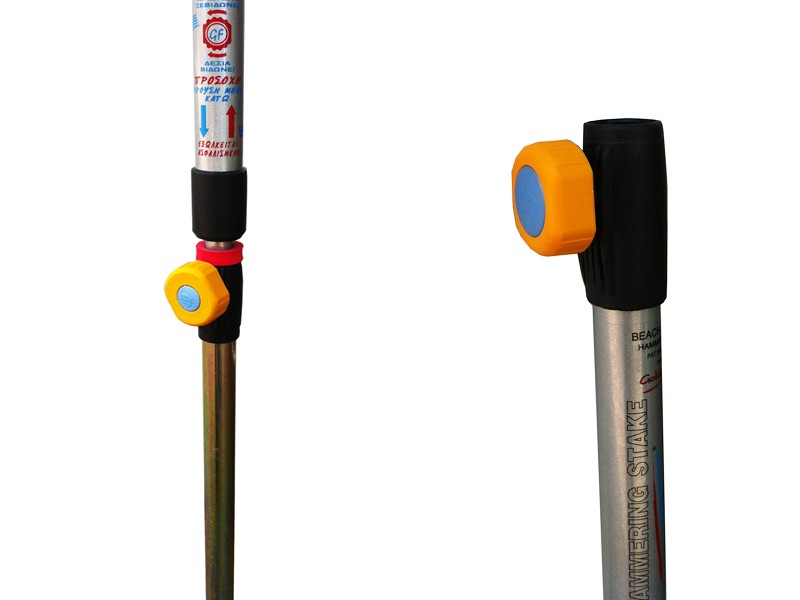 Hammering Stake/Κρουστικό κοντάρι Ασημί 28mm | www.lightgear.gr