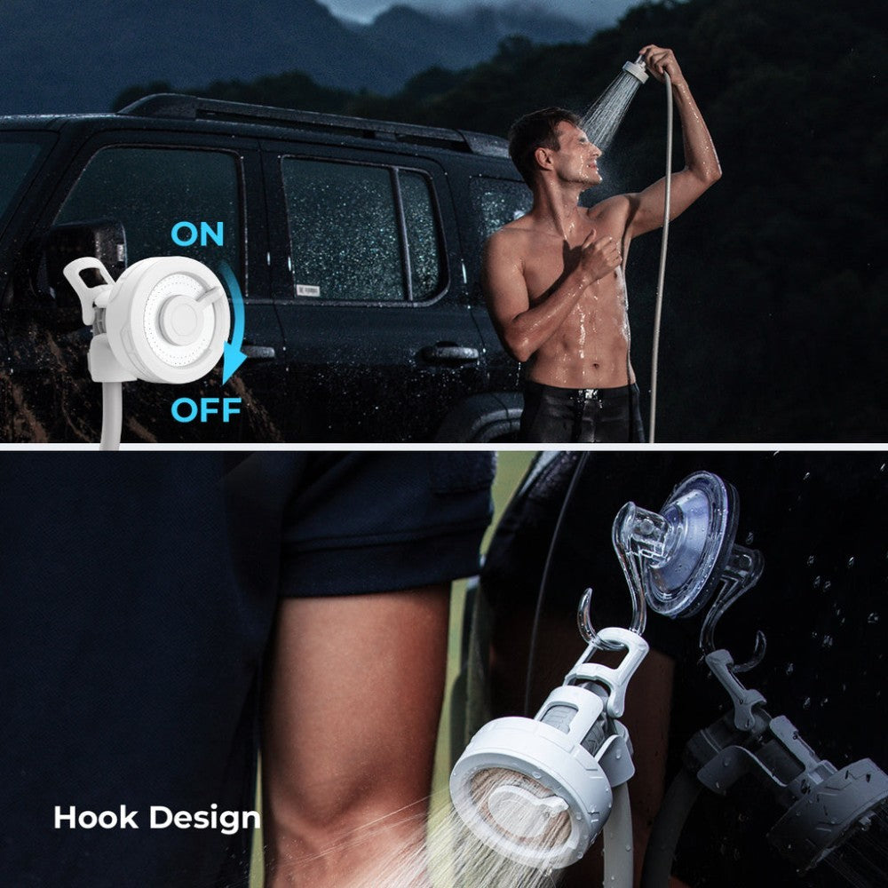 Επαναφορτιζόμενη Ντουζιέρα Flextail Max Shower | www.lightgear.gr