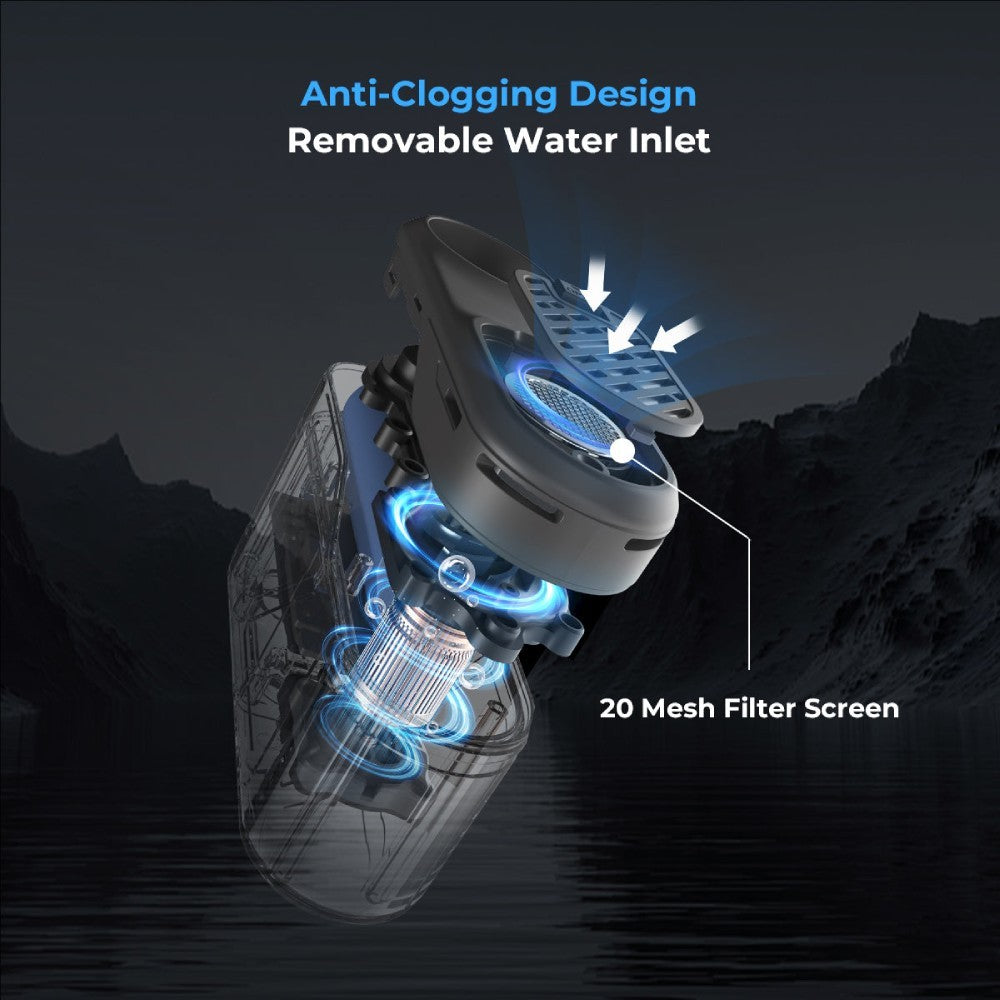 Επαναφορτιζόμενη Ντουζιέρα Flextail Max Shower | www.lightgear.gr