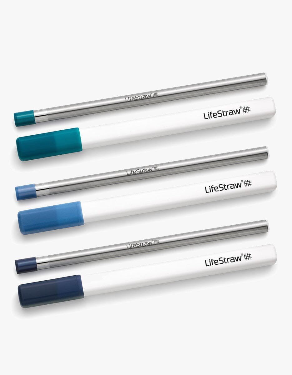 Φίλτρο Νερού Ανοξείδωτο Lifestraw Sip 3τεμ Μπλε | www.lightgear.gr