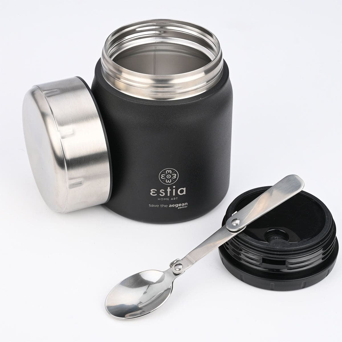 Ανοξείδωτο Θερμός Φαγητού Lunch Pot Estia 500ml | www.lightgear.gr