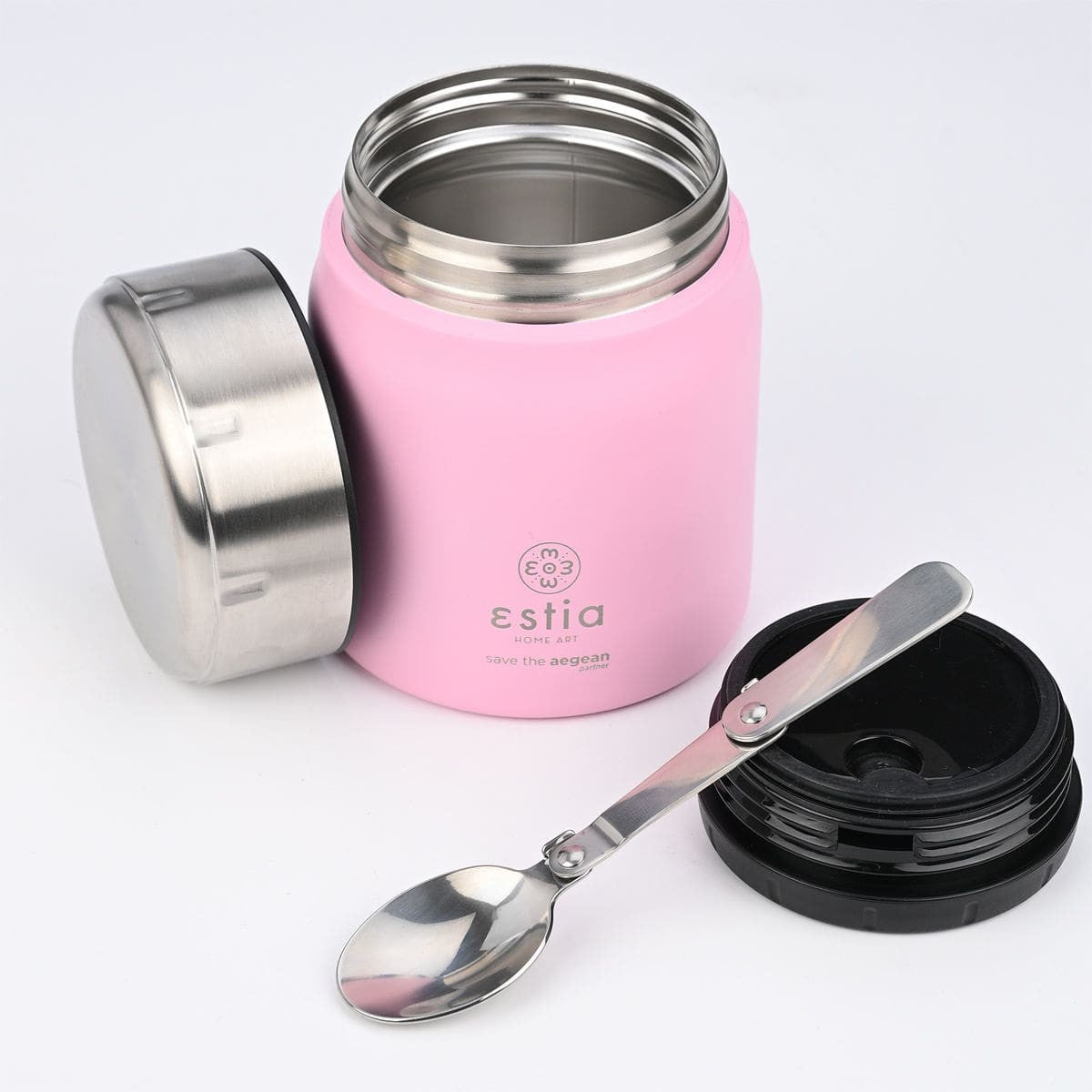 Ανοξείδωτο Θερμός Φαγητού Lunch Pot Estia 500ml | www.lightgear.gr