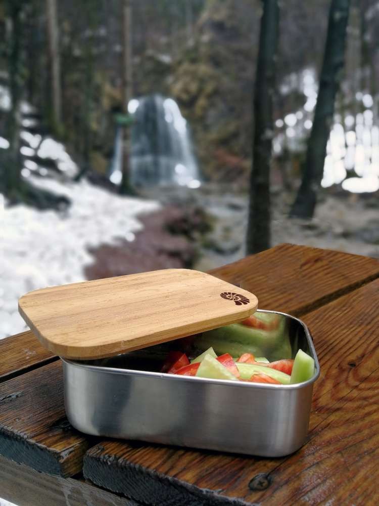Ανοξείδωτο Δοχείο Φαγητού Origin Outdoors Bamboo 800ml | www.lightgear.gr