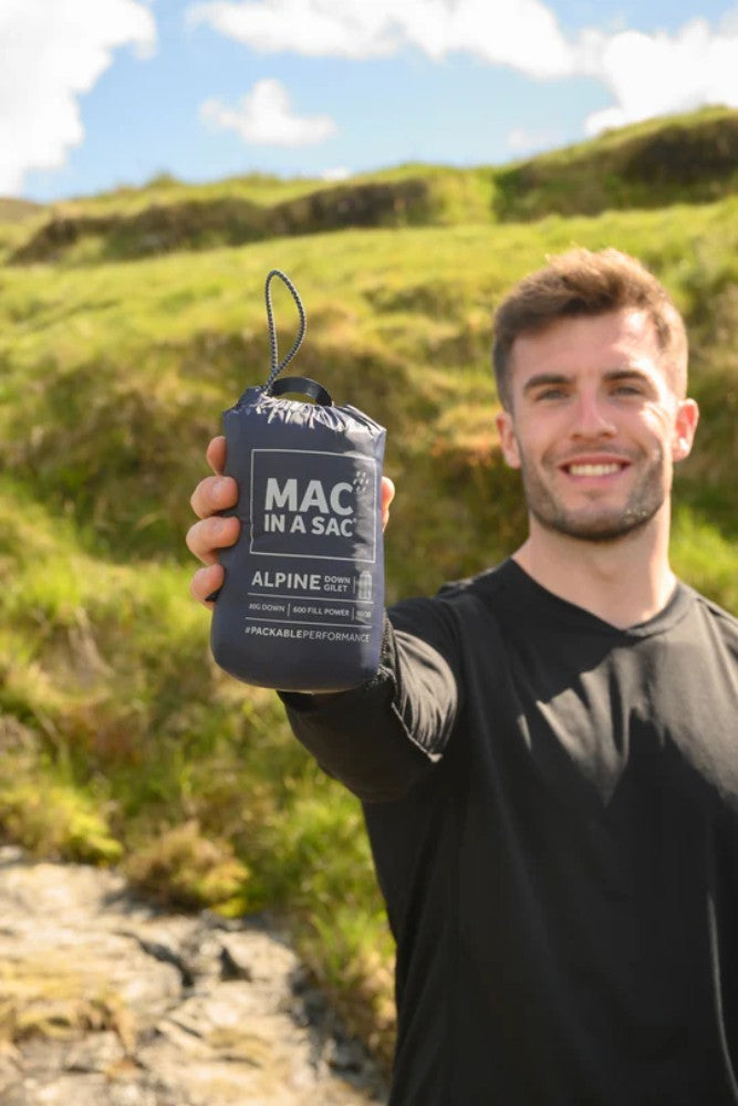 Ανδρικό Πουπουλένιο Γιλέκο Mac In A Sac Alpine Σκούρο Μπλε | www.lightgear.gr