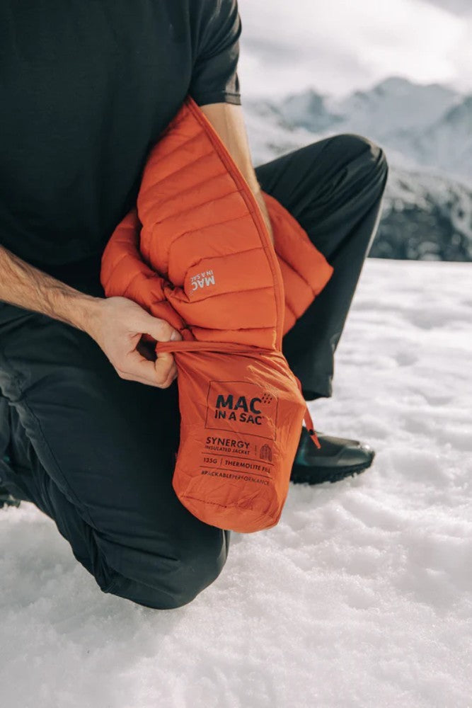 Ανδρικό Μπουφάν Mac In A Sac Synergy Burnt Orange | www.lightgear.gr
