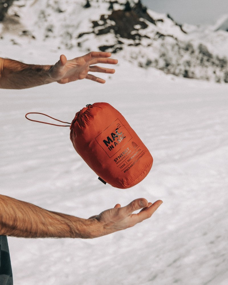 Ανδρικό Μπουφάν Mac In A Sac Synergy Burnt Orange | www.lightgear.gr