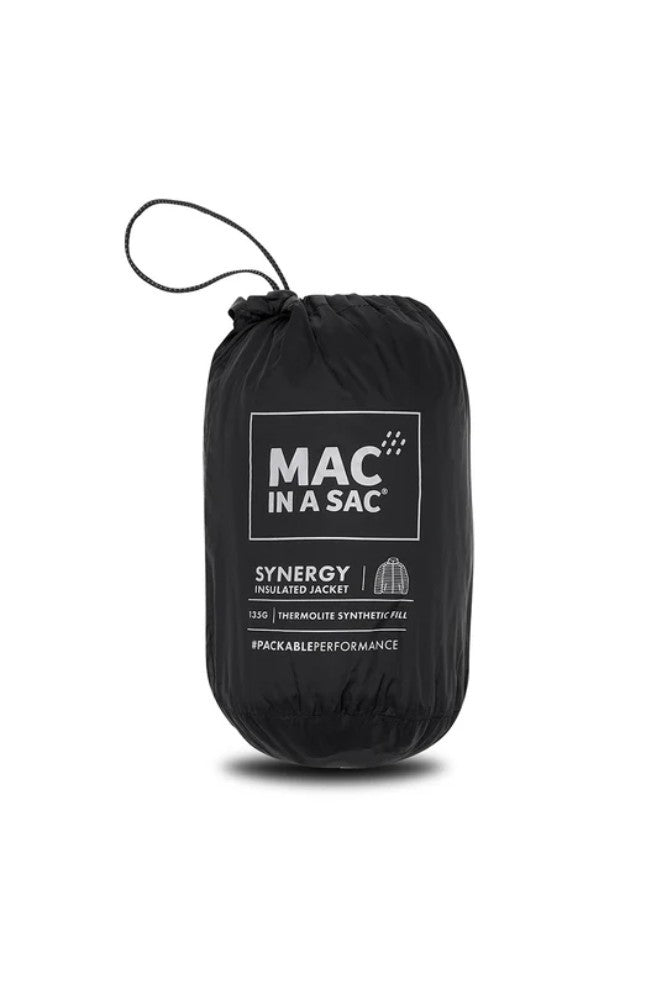 Ανδρικό Μπουφάν Mac In A Sac Synergy Jet Black | www.lightgear.gr