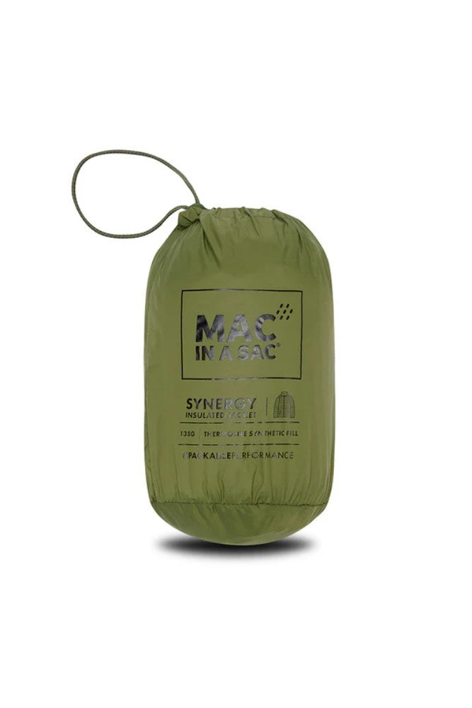 Ανδρικό Μπουφάν Mac In A Sac Synergy Khaki | www.lightgear.gr