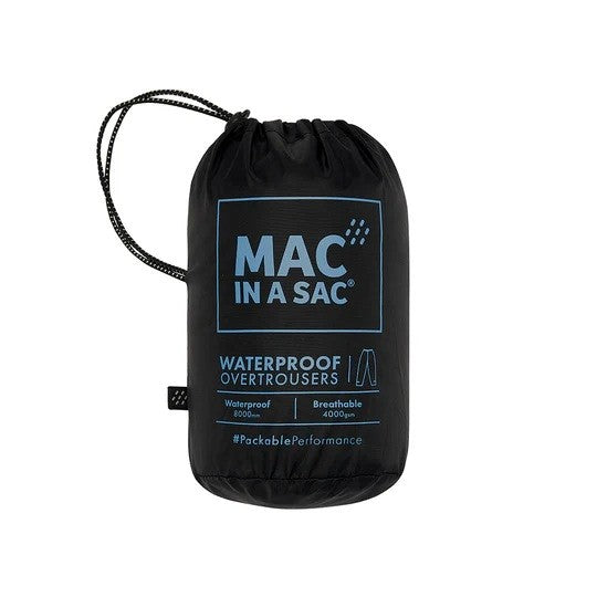 Ανδρικό Αδιάβροχο Παντελόνι Mac In A Sac Overtrousers Explorer Liquorice | www.lightgear.gr