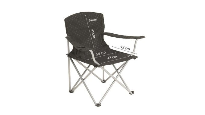 Καρέκλα Camping Outwell Catamarca Black - 2024 | www.lightgear.gr