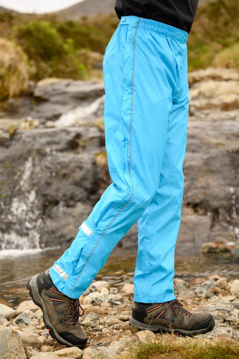 Αδιάβροχο Παντελόνι Mac In A Sac Origin Full Zip Overtrousers Neon Blue | www.lightgear.gr