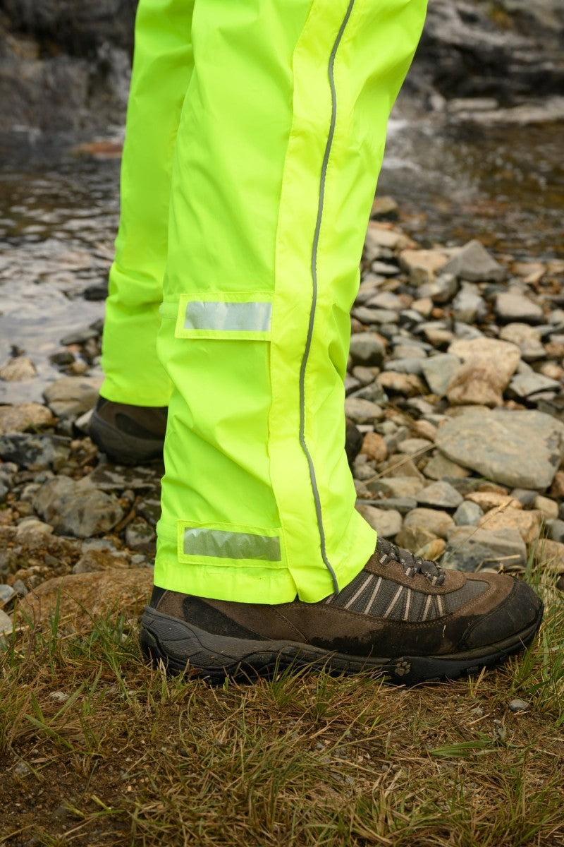 Αδιάβροχο Παντελόνι Mac In A Sac Origin Full Zip Overtrousers Neon Yellow | www.lightgear.gr