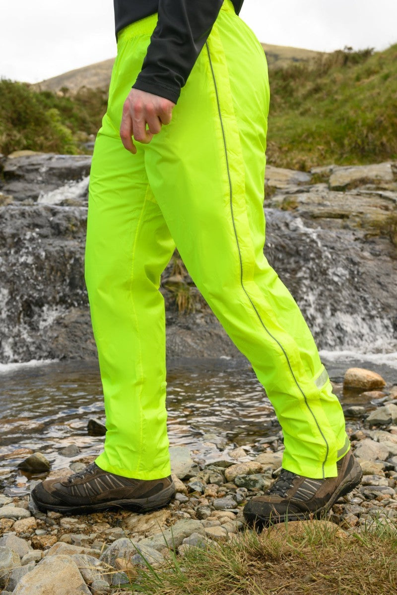 Αδιάβροχο Παντελόνι Mac In A Sac Origin Full Zip Overtrousers Neon Yellow | www.lightgear.gr