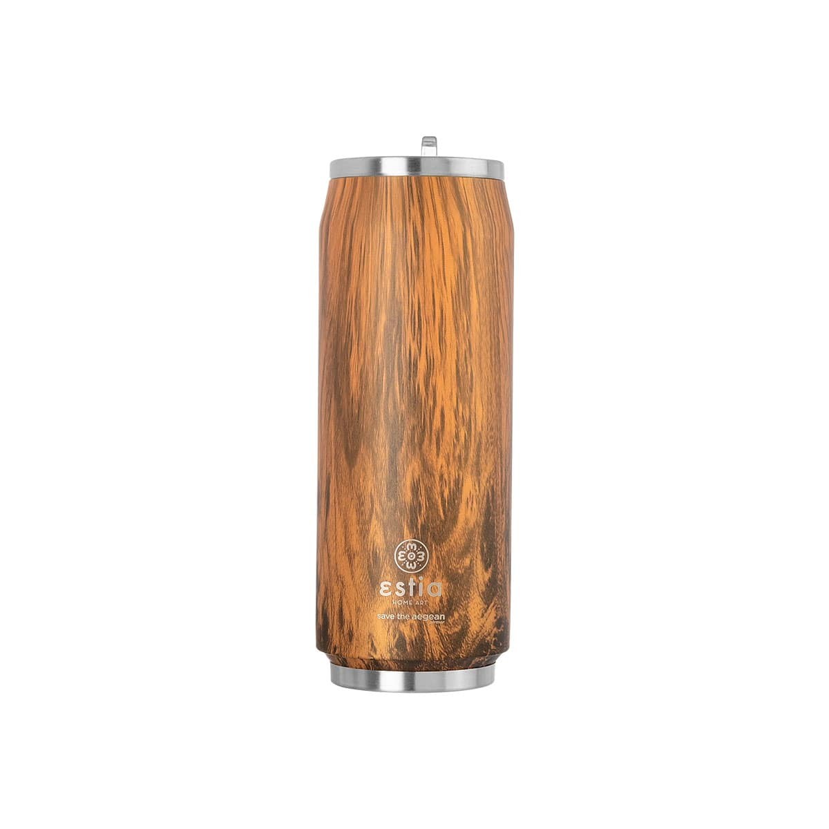Ανοξείδωτο Θερμός με Καλαμάκι Estia Save the Aegean 500ml | www.lightgear.gr