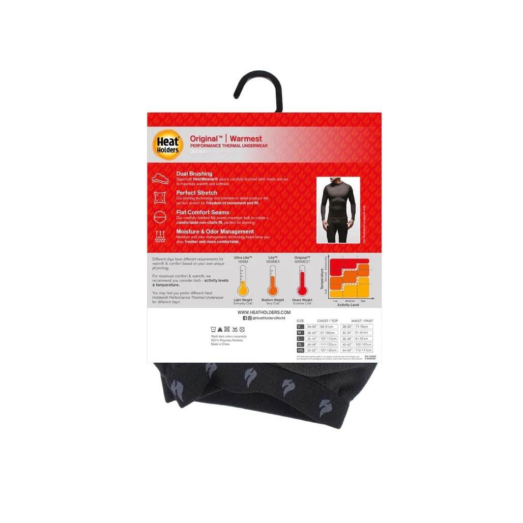 Ισοθερμικό Παντελόνι Ανδρικό Heat Holders XX-Warm Μαύρο | www.lightgear.gr